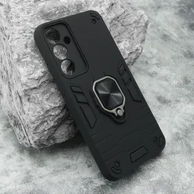 Futrola - maska Square ring za Samsung A556 Galaxy A55 5G crna (MS).