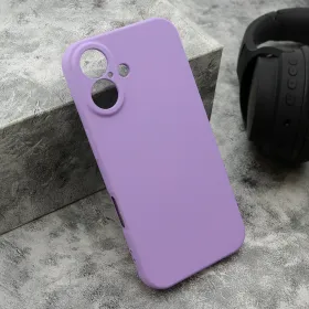 Futrola - maska VELVET TOUCH za iPhone 16 (6.1) ljubicasta (MS).