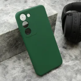 Futrola - maska VELVET TOUCH za Samsung S911B Galaxy S23 5G tamno zelena (MS).