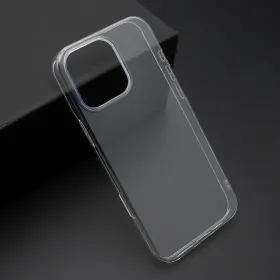 Futrola - maska ultra tanki PROTECT silikon za iPhone 16 Pro Max (6.9) providna (bela) (MS).