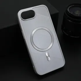 Futrola - maska ZEN SHIELD MagSafe za iPhone 16e (6.1) srebrna (MS).
