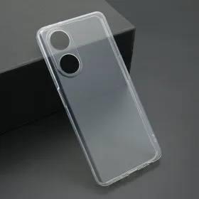Futrola - maska ultra tanki PROTECT silikon za OPPO A98 providna (bela) (MS).