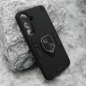 Futrola - maska Square ring za Samsung S936 Galaxy S25 Plus 5G crna (MS).