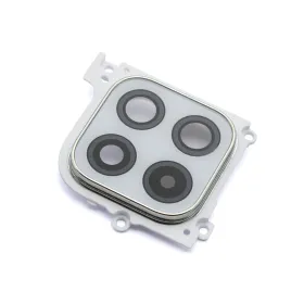 Staklo kamere za Samsung A226 Galaxy A22 5G + frame white (MS).