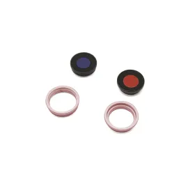 Staklo kamere za iPhone 15 Pink (MS).