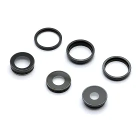 Staklo kamere za iPhone 14 Pro Max+ frame black Original (MS).