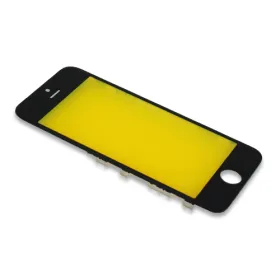 Staklo touchscreen-a za iPhone 5S sa frejmom black (MS).
