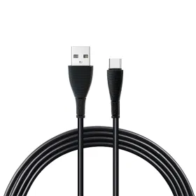 USB data kabl Moxom CC-63 FAST Type C 1m crni (MS).