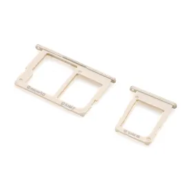 Ulozak za SIM/Micro SD za Samsung J330F Galaxy J3 2017 gold (MS).