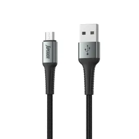 USB data kabl Superior SU-K104 pleteni Fast 12W 2.4A USB A na Micro 1m crni (MS).