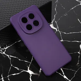 Futrola - maska Teracell Giulietta za Xiaomi Redmi Note 14 Pro Plus 5G mat tamno ljubicasta.