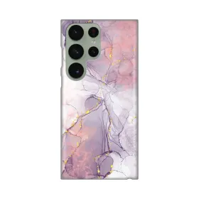 Silikonska futrola - maska print za Samsung Galaxy S23 Ultra Pink Marble.
