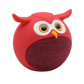 Zvucnik bluetooth TWS Sova crveni (MS).