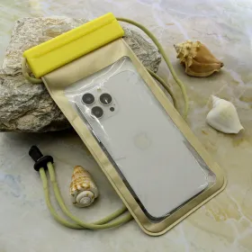 Vodootporna Futrola - maska SQUARES zlatna (MS).