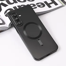 Futrola - maska Magsafe Chrome za Samsung A366 Galaxy A36 5G crna.