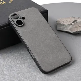 Futrola - maska OLGE za iPhone 16 6.7 Plus siva.