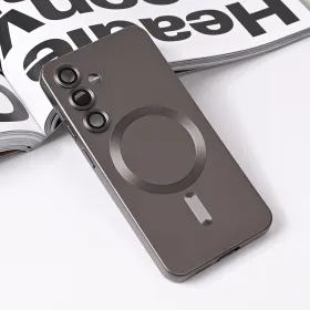 Futrola - maska Magsafe Chrome za Samsung S931 Galaxy S25 siva.