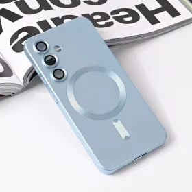 Futrola - maska Magsafe Chrome za Samsung S931 Galaxy S25 plava.