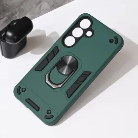 Futrola - maska Hard Ring za Samsung S931 Galaxy S25 tamno zelena.