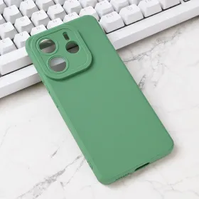 Futrola - maska Silikon Pro Camera za Xiaomi Redmi Note 14 5G zelena.