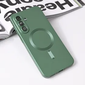 Futrola - maska Magsafe Chrome za Samsung A366 Galaxy A36 5G zelena.
