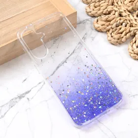 Silikonska futrola - maska Glitter za Samsung A366 Galaxy A36 5G ljubicasta.