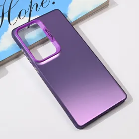 Futrola - maska Clear za Samsung S938 Galaxy S25 Ultra ljubicasta.