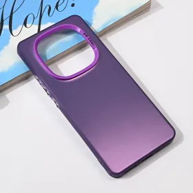 Futrola - maska Clear za Xiaomi Redmi Note 14 Pro 5G ljubicasta.