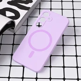 Futrola - maska Magsafe Pure color za Samsung S921B Galaxy S24 lila.