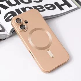 Futrola - maska Magsafe Chrome za iPhone 16 6.1 gold.