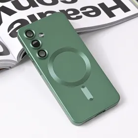 Futrola - maska Magsafe Chrome za Samsung S931 Galaxy S25 zelena.