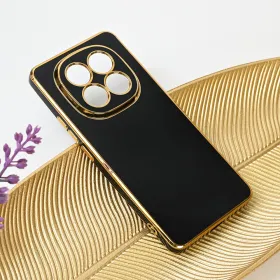 Futrola - maska Color TPU za Xiaomi Redmi Note 14 Pro Plus 5G crna.