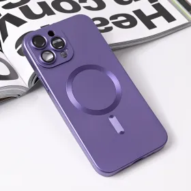 Futrola - maska Magsafe Chrome za iPhone 13 Pro Max 6.7 ljubicasta.