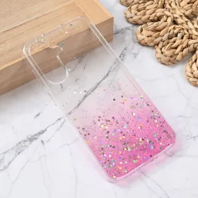 Silikonska futrola - maska Glitter za Samsung A366 Galaxy A36 5G roze.