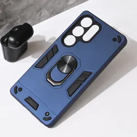 Futrola - maska Hard Ring za Samsung S938 Galaxy S25 Ultra tamno plava.