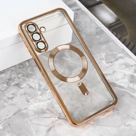 Futrola - maska Magsafe Lux za Samsung A266 Galaxy A26 5G zlatna.