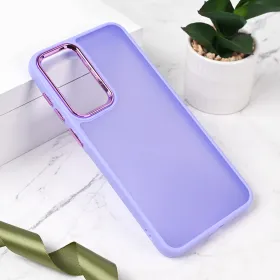 Futrola - maska Shining Camera za Samsung A566 Galaxy A56 5G ljubicasta.