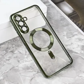Futrola - maska Magsafe Lux za Samsung A266 Galaxy A26 5G zelena.
