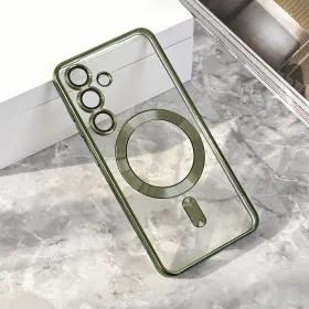 Futrola - maska Magsafe Lux za Samsung S931 Galaxy S25 zelena.
