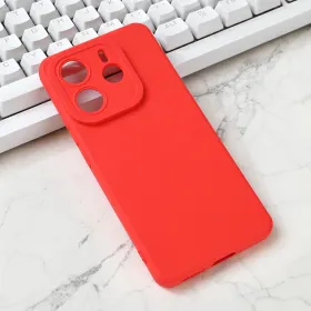 Futrola - maska Silikon Pro Camera za Xiaomi Redmi Note 14 5G crvena.