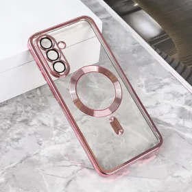 Futrola - maska Magsafe Lux za Samsung A366 Galaxy A36 5G roze.