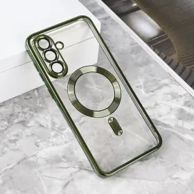 Futrola - maska Magsafe Lux za Samsung A366 Galaxy A36 5G zelena.