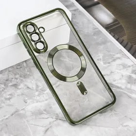 Futrola - maska Magsafe Lux za Samsung A566 Galaxy A56 5G zelena.