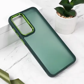 Futrola - maska Shining Camera za Samsung A566 Galaxy A56 5G tamno zelena.