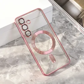 Futrola - maska Magsafe Lux za Samsung S931 Galaxy S25 roze.