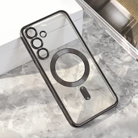 Futrola - maska Magsafe Lux za Samsung S936 Galaxy S25 Plus crna.