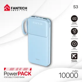 Power bank Prenosiva baterija Fantech S3 10000mAh, 10W plavi.