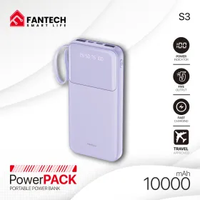 Power bank Prenosiva baterija Fantech S3 10000mAh, 10W ljubicasti.