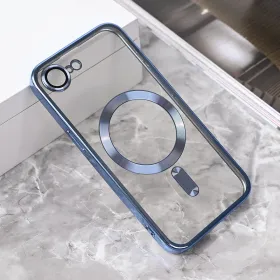 Futrola - maska Magsafe Lux za iPhone 16E svetlo plava.