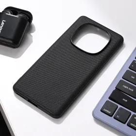 Futrola - maska Teracell Scrub za Xiaomi Redmi Note 14 Pro 4G (EU) crna.